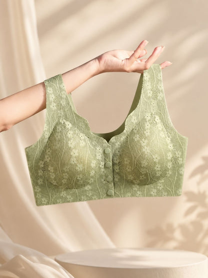 Front closure bra