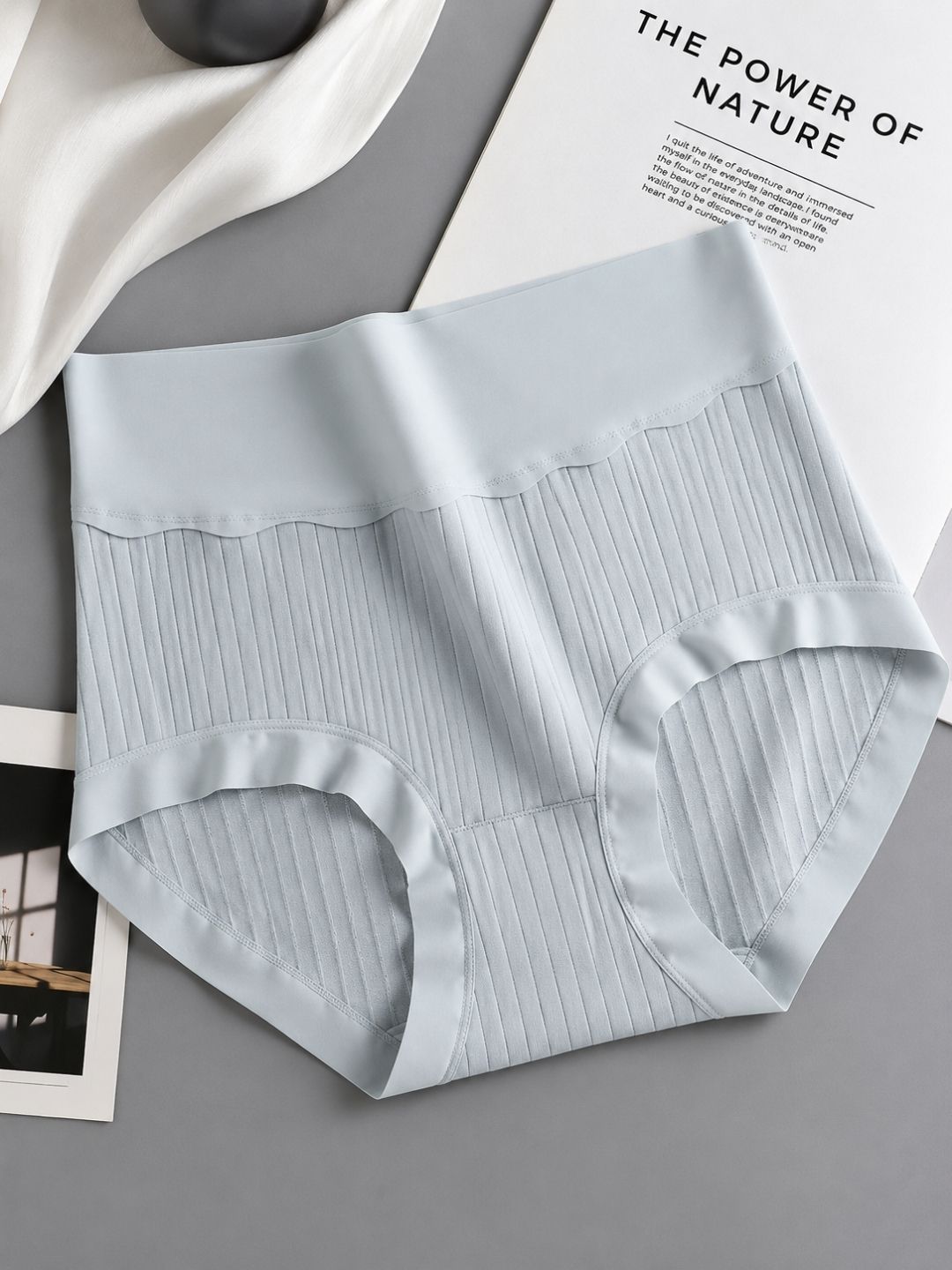 Culotte taille haute lignes