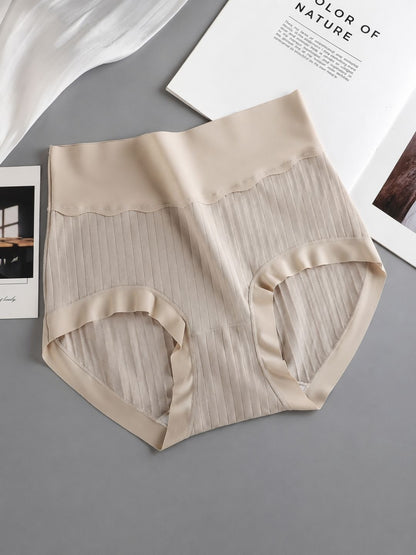 Culotte taille haute lignes