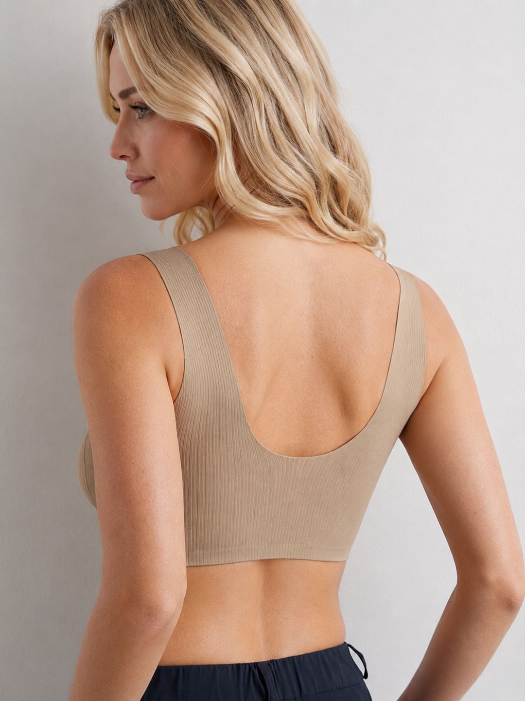 Wavy bra